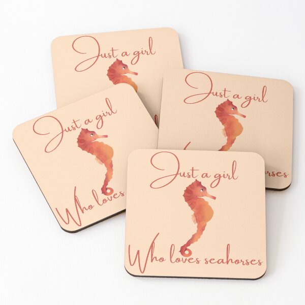 Item preview, A Girl Who Loves Seahorses designed and sold by Clickforyous.