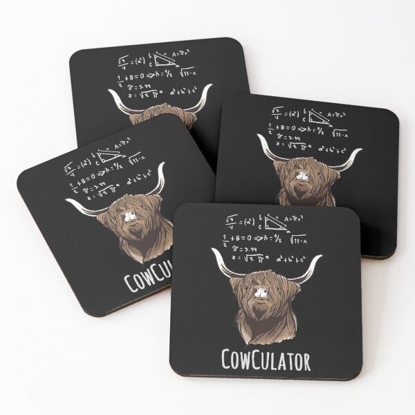 Item preview, Funny Cow - Cowculator Scottish Highland Cow Giftrst designed and sold by leofel.