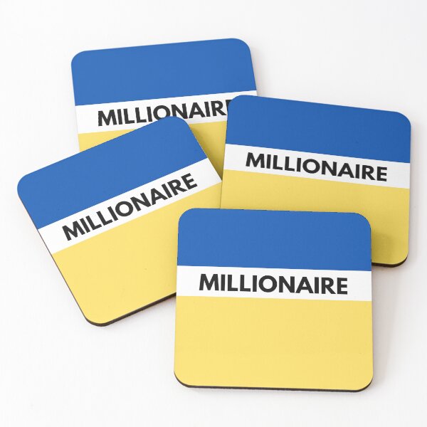 Item preview, MILLIONAIRE Cobalt Blue and Yellow  designed and sold by HappinessWorld.