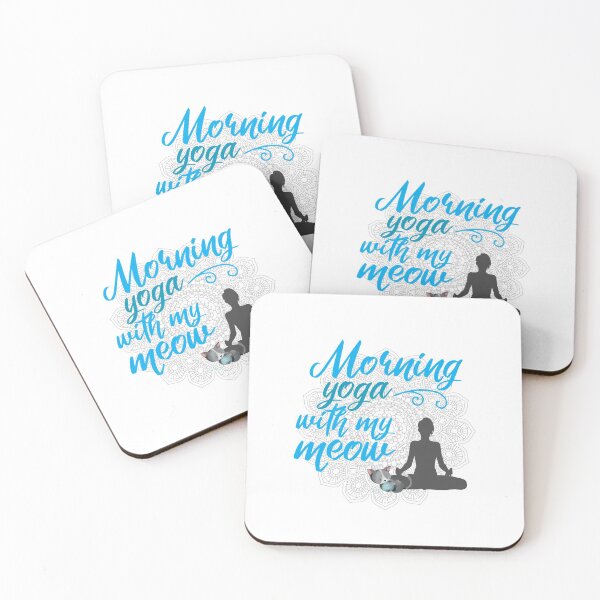 Item preview, morning yoga with my meow,yoga with my meow designed and sold by charaf19.