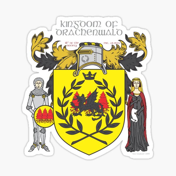 Kingdom of Drachenwald Sticker