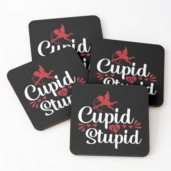 Item preview, cupid stupid ,valentine gift idea ,for lovers  ,valentine's day designed and sold by yassiny.