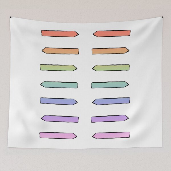 Item preview, Handwriting Style Planner Arrow Stickers Rainbow 2020 designed and sold by FioreCiliegia.