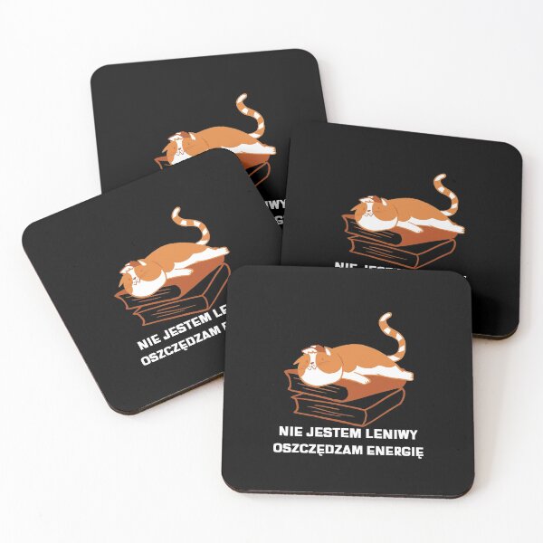 Item preview, Nie jestem leniwy, oszczędzam energię. Polish gifts from Poland designed and sold by PunchText designs.