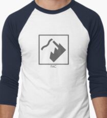 Record Label 4 (grey) Baseball ¾ Sleeve T-Shirt