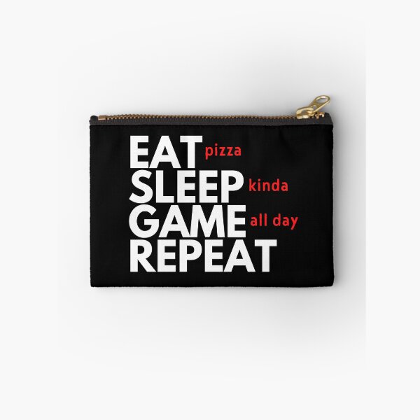 Item preview, Eat Pizza, Sleep Kinda, Game All Day, Repeat designed and sold by CozyMarket.