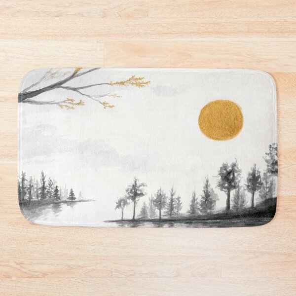 Item preview, Phantasmagoria Watercolor Landscape Painting designed and sold by DragonsByKris.