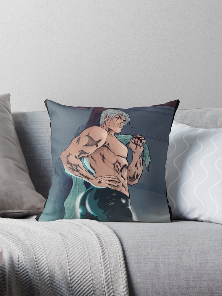 Thumbnail 1 of 4, Pillow, Thunder - Locker Room designed and sold by twogargs.