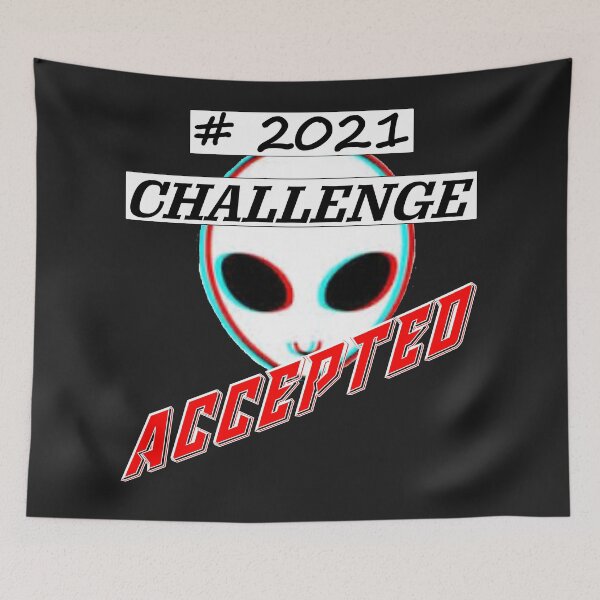 Item preview, # 2021 Challenge. ACCEPTED! designed and sold by hop2swing.