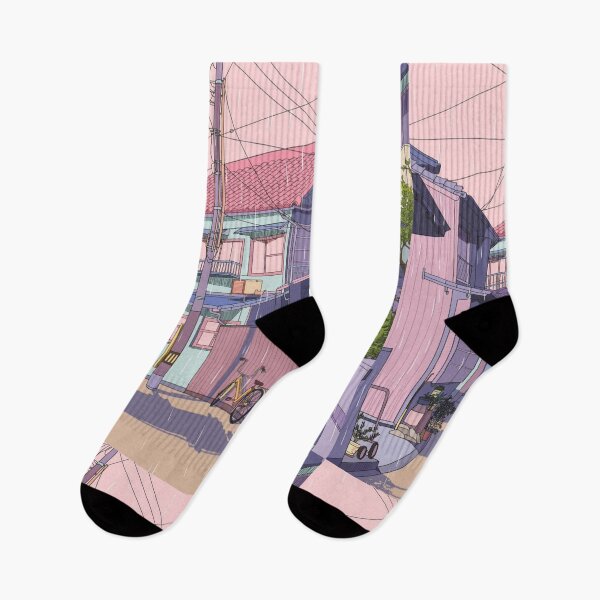 Item preview, Tokyo Rainy Afternoon designed and sold by HelloGloomy.