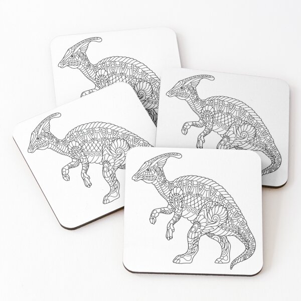 Item preview, Hadrosaur Dinosaur Relaxing Design designed and sold by COLEY-CREATIONS.