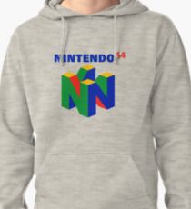 N64 Logo (With Text) Pullover Hoodie
