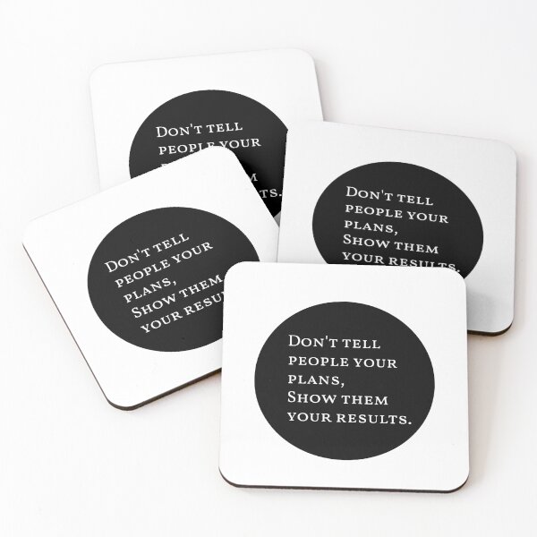 Item preview, Don't tell people your plans. Show them your results. designed and sold by -pp-designs.