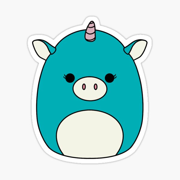 teal unicorn squishmallow