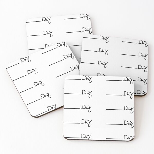 Item preview, Handwriting Style Planner "Days of the..." Fill In Stickers Lineart 2020 designed and sold by FioreCiliegia.