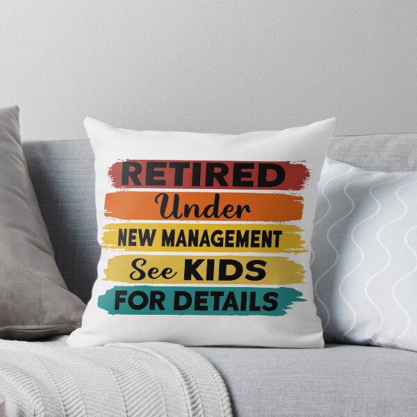 Item preview, Retired Under Management See Kids For Details vitage retro gift for grandfather designed and sold by Style2Vie.
