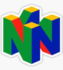Pegatina Logotipo N64 (sin texto)