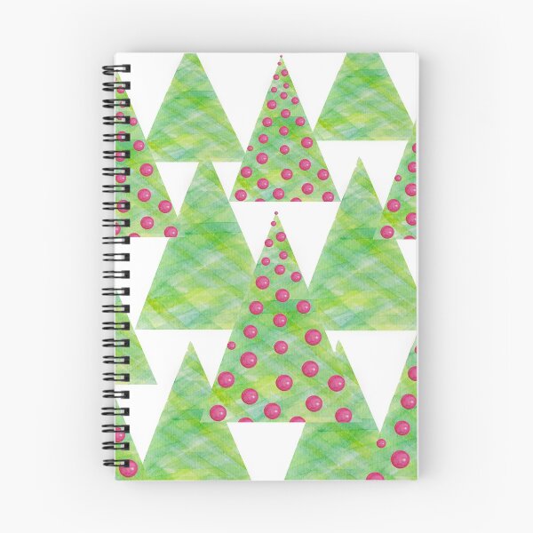 Item preview, plain and bauble trees decorative shape geometric christmas xmas illustration designed and sold by handmadehipsters.