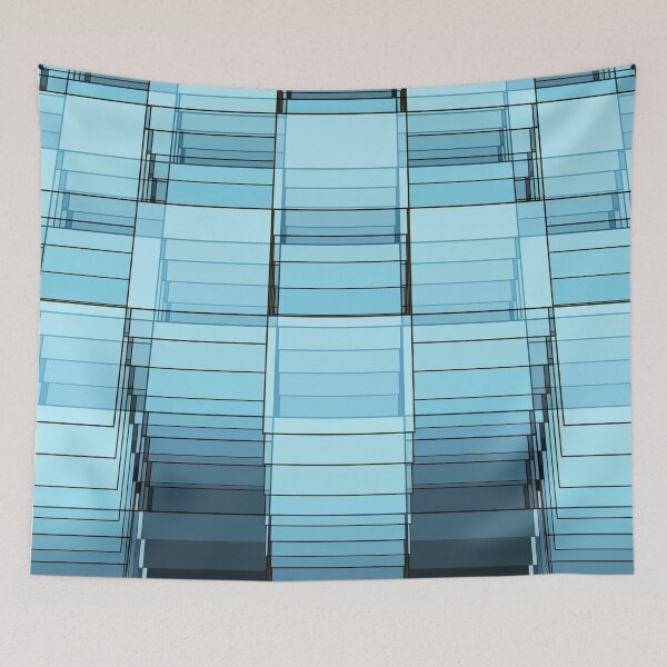 Item preview, 3D Illuzion - Blue Square designed and sold by miTeless seDign.