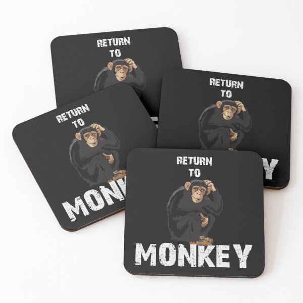 Item preview, Return , back to monkey designed and sold by hop2swing.