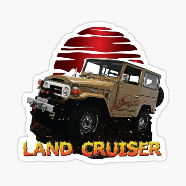 Toyota Land Cruiser FJ40 Vintage 4X4 Car Sticker