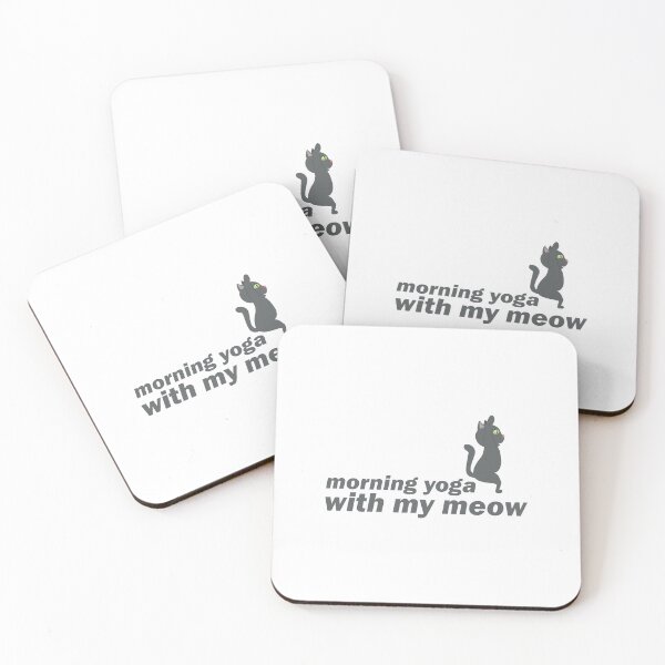 Item preview, Morning Yoga With My Meow  designed and sold by 0umStore.