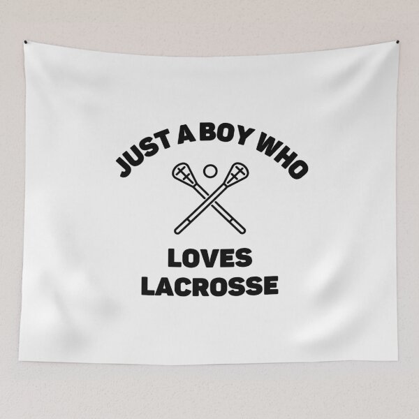 Item preview, Just a boy who loves lacrosse designed and sold by TheGreenGoat.
