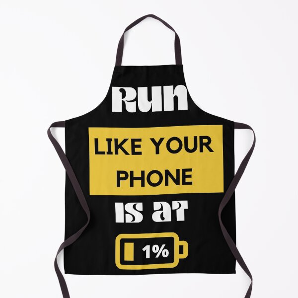 Item preview, Run Like Your Phone Is at 1% Funny Running Sayings Gift designed and sold by wodra.