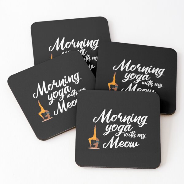 Item preview, morning yoga with my meow,yoga with my meow designed and sold by charaf19.
