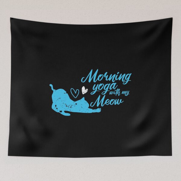 Item preview, morning yoga with my meow,yoga with my meow designed and sold by charaf19.