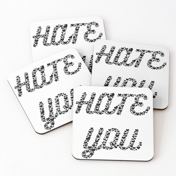 Item preview, Hate you,  hearth silhouette designed and sold by stuff-n-stuff.