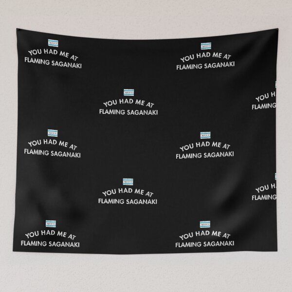 Item preview, You Had Me At Flaming Saganaki designed and sold by twHistory.