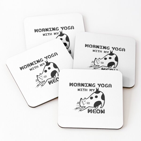 Item preview, Morning Yoga With My Meow  designed and sold by 0umStore.