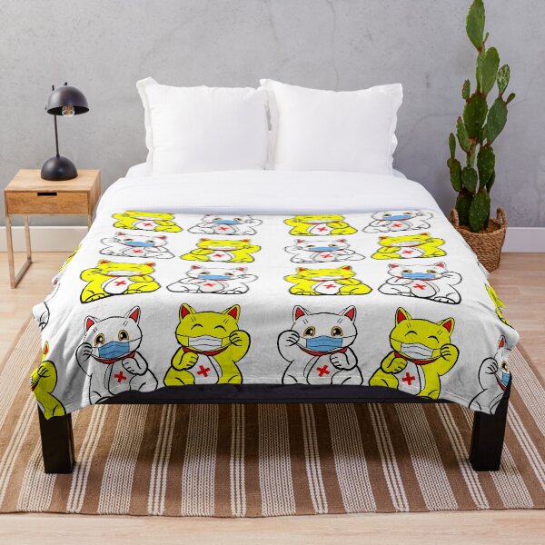 Aperçu de l'œuvre Bonne chance et rester en sécurité Lucky Nurse Cats créée et vendue par DekRams.