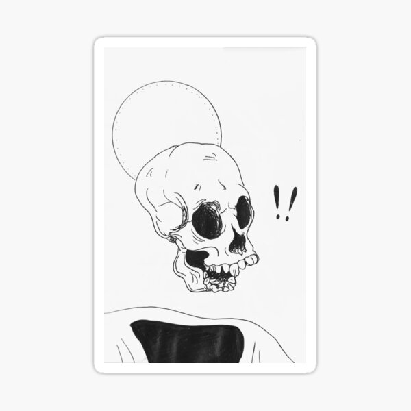 Skeleton Saint Sticker