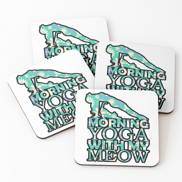 Item preview, Morning yoga with my meow designed and sold by Forever-Design.