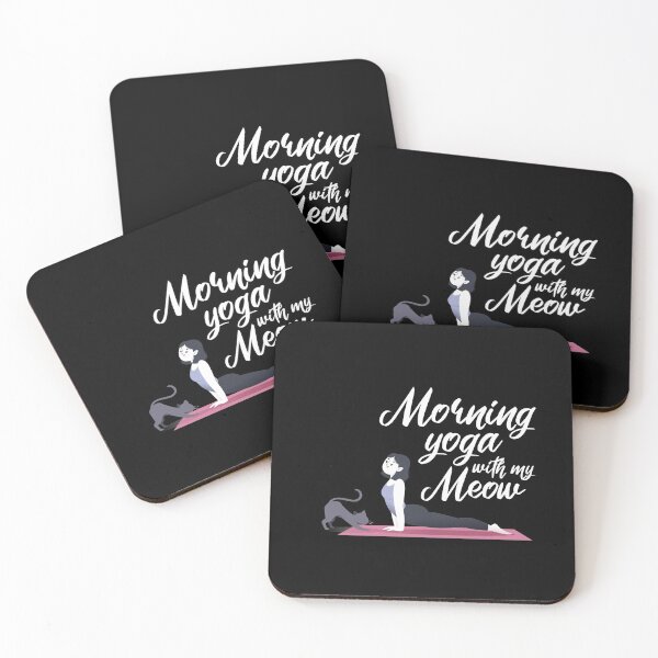 Item preview, morning yoga with my meow,yoga with my meow designed and sold by charaf19.