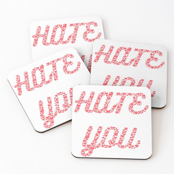Item preview, Hate you,  hearth silhouette designed and sold by stuff-n-stuff.