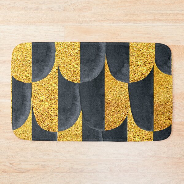 Item preview, Gold Grau Feathers Geometric Design  designed and sold by BilgePaksoylu.