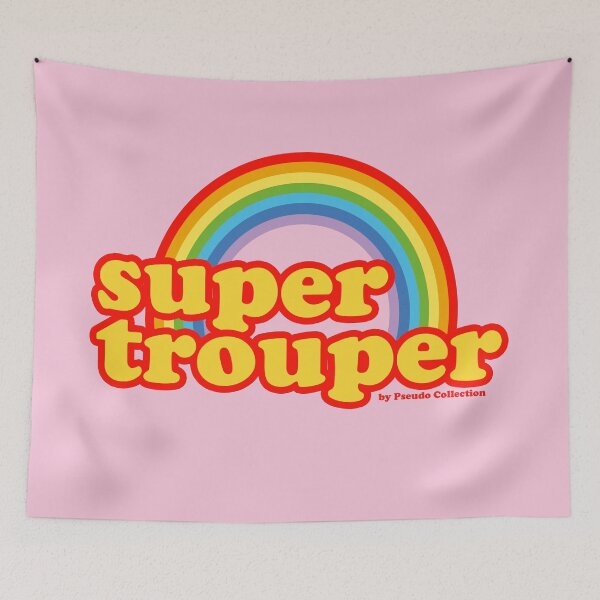 Item preview, Supertrouper Super Trouper Pseudo 70s 70s rainbow designed and sold by PCollection.