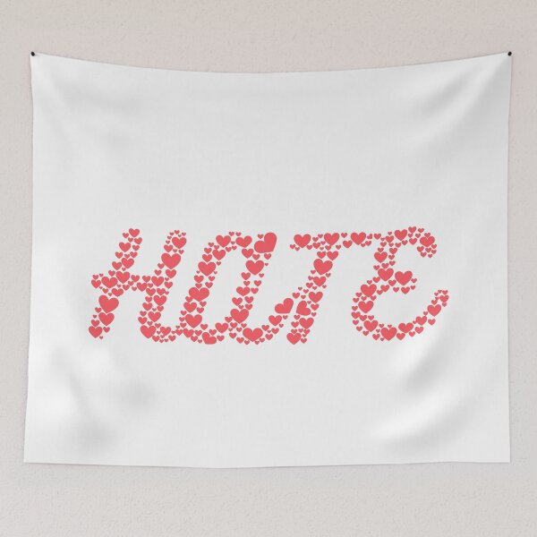 Item preview, Hate, hearth silhouette designed and sold by stuff-n-stuff.