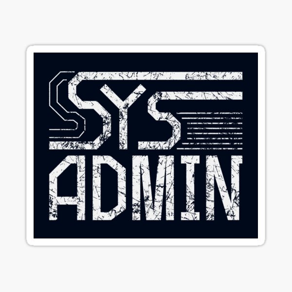 Item preview, Sys Admin Letters Style designed and sold by tuzlay.