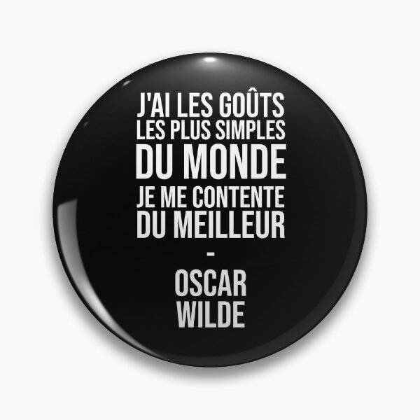 Item preview, The Best - Oscar Wilde quote designed and sold by Philippe Derungs.