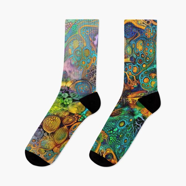 Item preview, Deepdream floral fractalize space abstraction designed and sold by blackhalt.