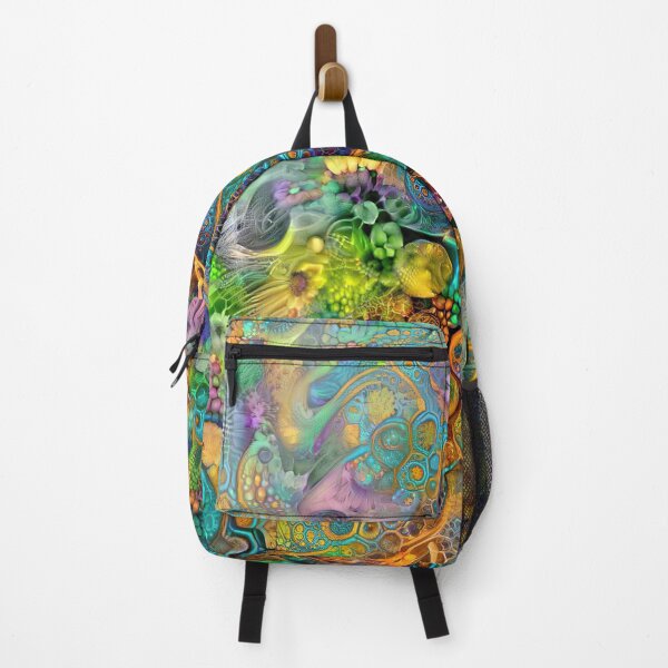 Item preview, Deepdream floral fractalize space abstraction designed and sold by blackhalt.