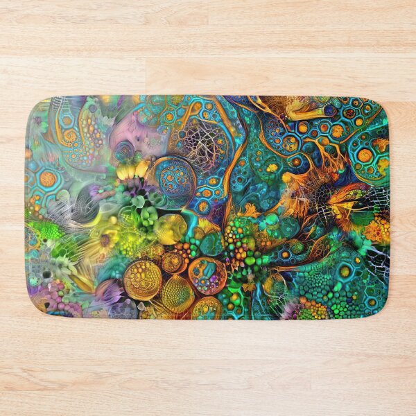 Item preview, Deepdream floral fractalize space abstraction designed and sold by blackhalt.