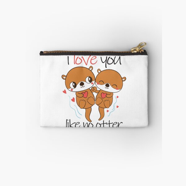 Item preview, i love you  like no otter , valentine's day gift, gift for her, gift for him designed and sold by yassiny.