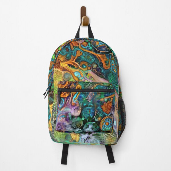 Item preview, Deepdream floral fractalize space abstraction designed and sold by blackhalt.