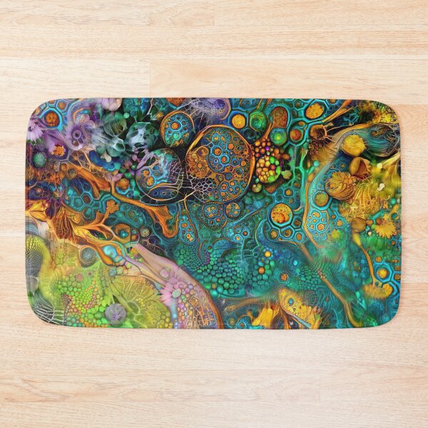 Item preview, Deepdream floral fractalize space abstraction designed and sold by blackhalt.