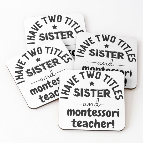 Item preview, Tengo dos títulos de hermana y maestra Montessori. designed and sold by TeyMank.